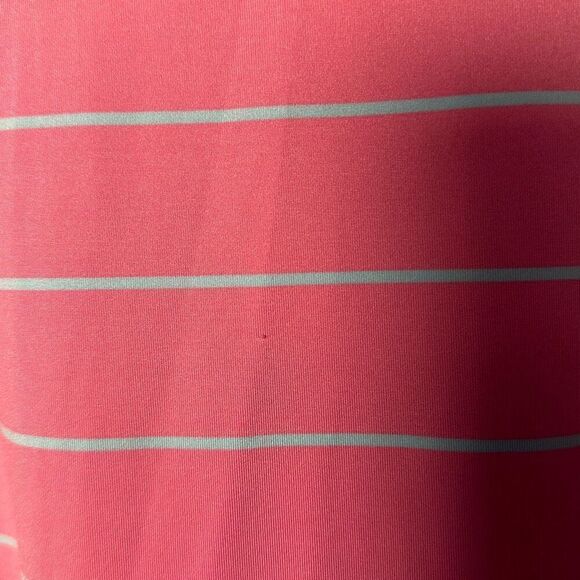 Peter Millar Summer Comfort Pink Competition Stripe Polo size XL - Picture 5 of 10